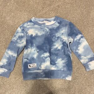 Abercrombie Kids Blue Tie-Dye Sweatshirt